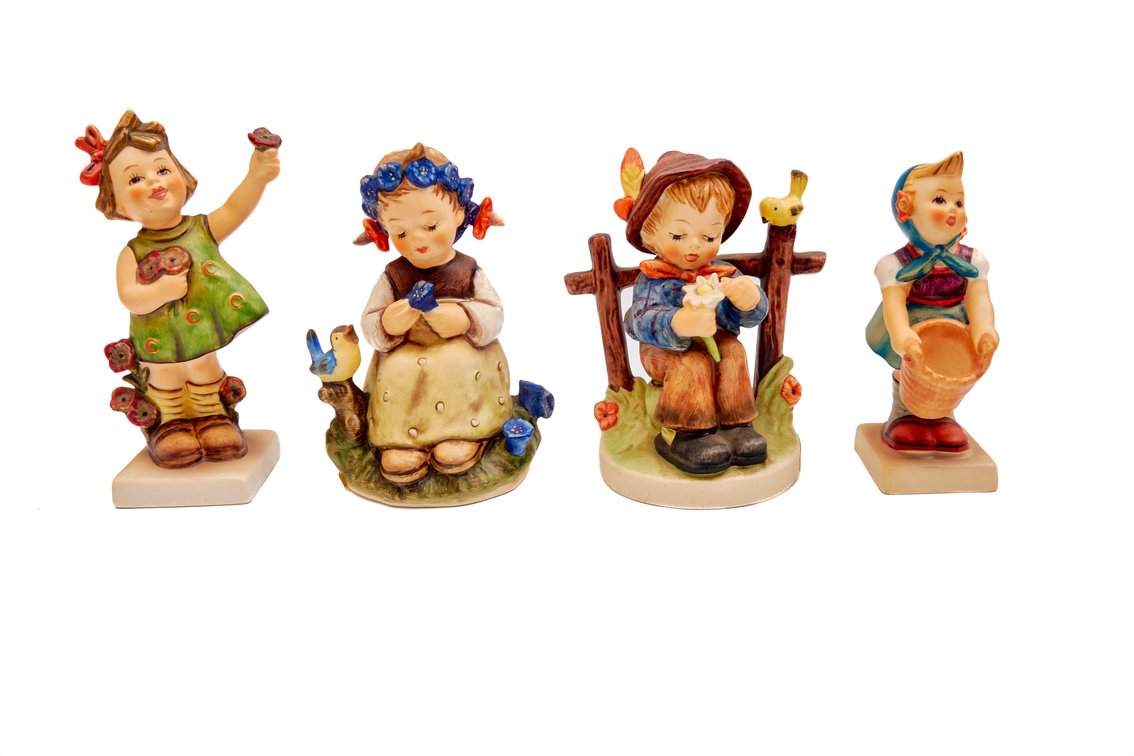 4 Goebel Hummel Figurines, W. Germany