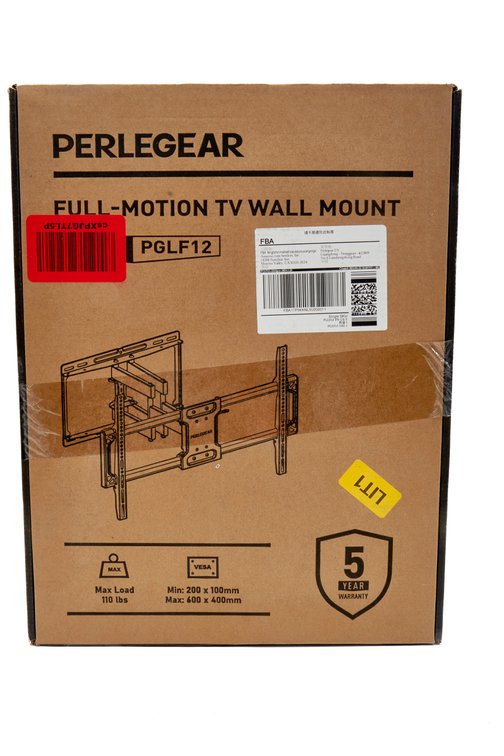 Perlegear PGLF12 Full-Motion TV Wall Mount NIB