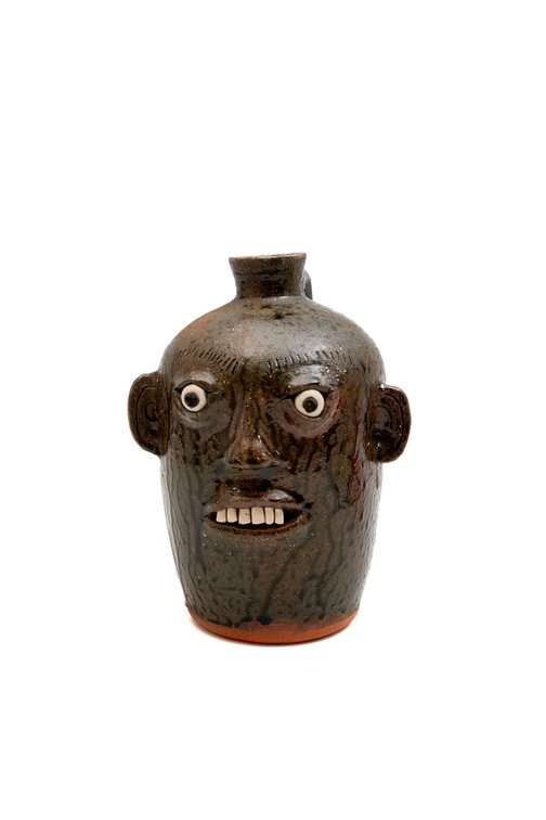 Rare A.G. Meaders Signed 1988 Face Jug