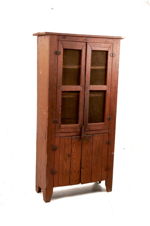 Pie Safe Pantry Cupboard Mesh Doors, Lower Storage