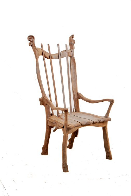 Handmade Driftwood Arm Chair