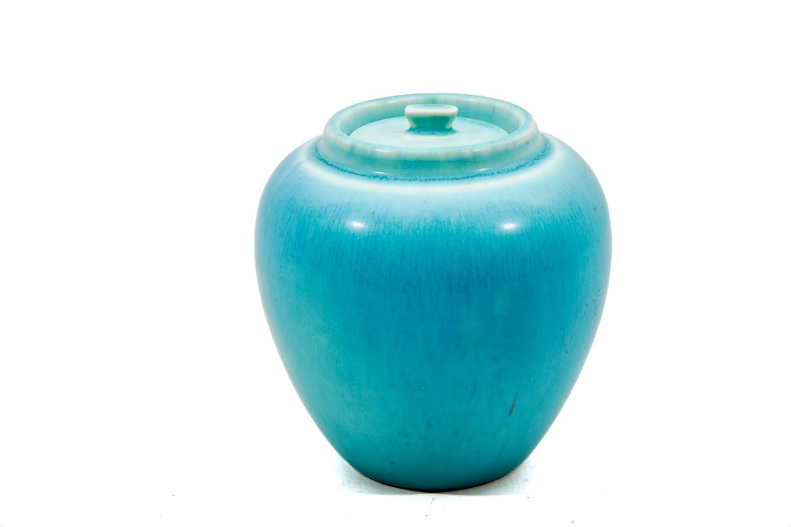 Rookwood Pottery 1926 Lidded Vase, Shape 1321E
