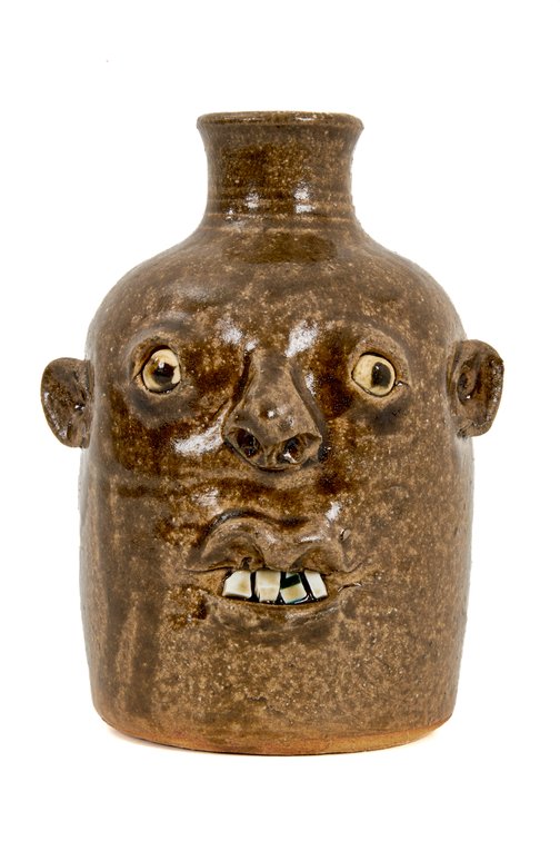 Face Jug Pottery Signed David R. Meaders