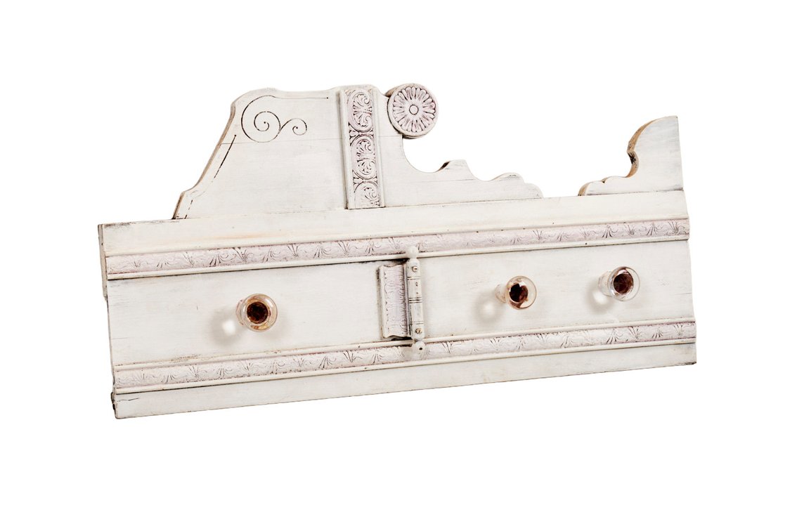 Vtg Repurposed Architectural Salvage Coat Rack