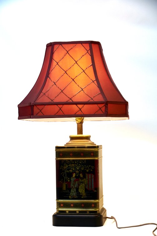 Frederick Cooper Chinoiserie Tea Canister Lamp