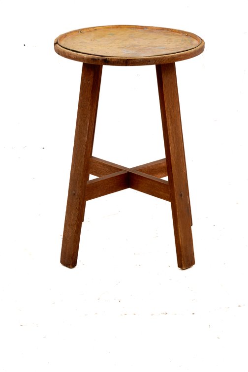 Copper or Brass Top Work Table / Stand