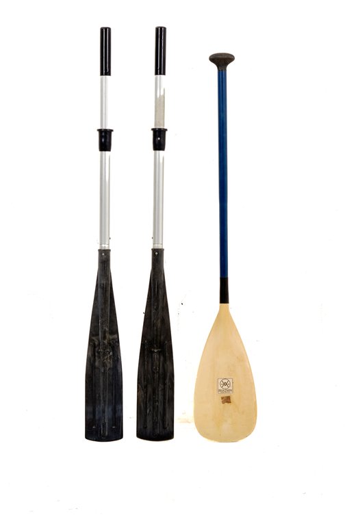 Werner Canoe Paddle & Pair of Aluminum Oars