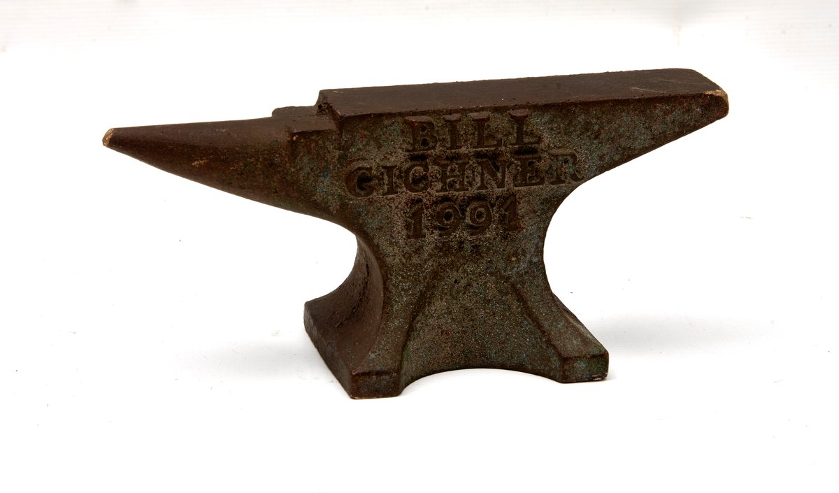 1991 Solid Brass Jewelers Anvil Bill Gichner