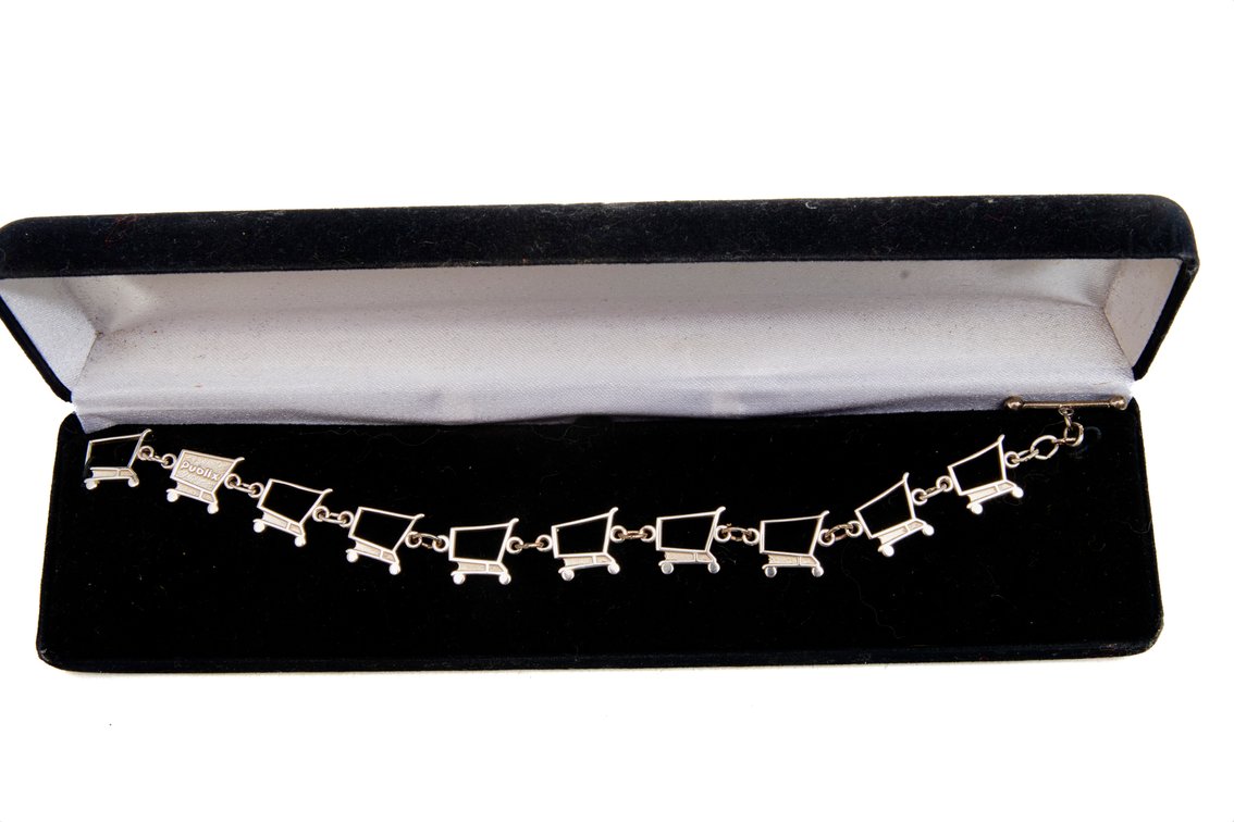 Sterling Silver PUBLIX Bracelet- 9.02 G