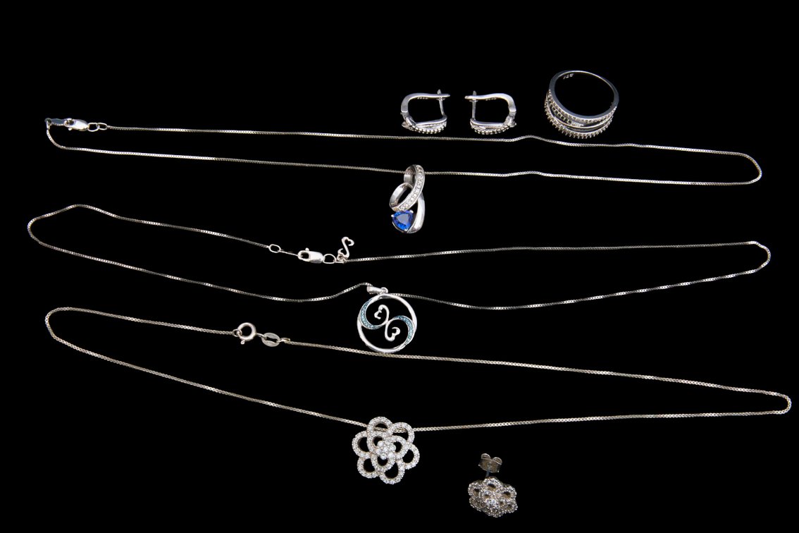 Sterling Silver Jewelry Sets- 22.37 G