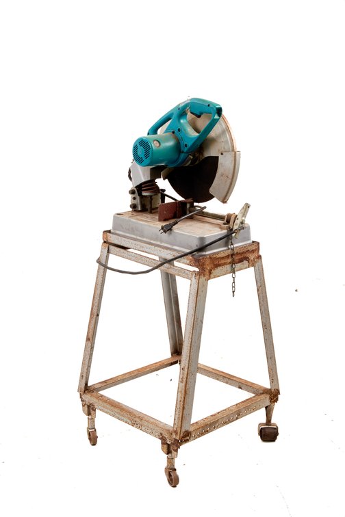 Makita 2414B 14" Cut-Off Saw on Rolling Stand