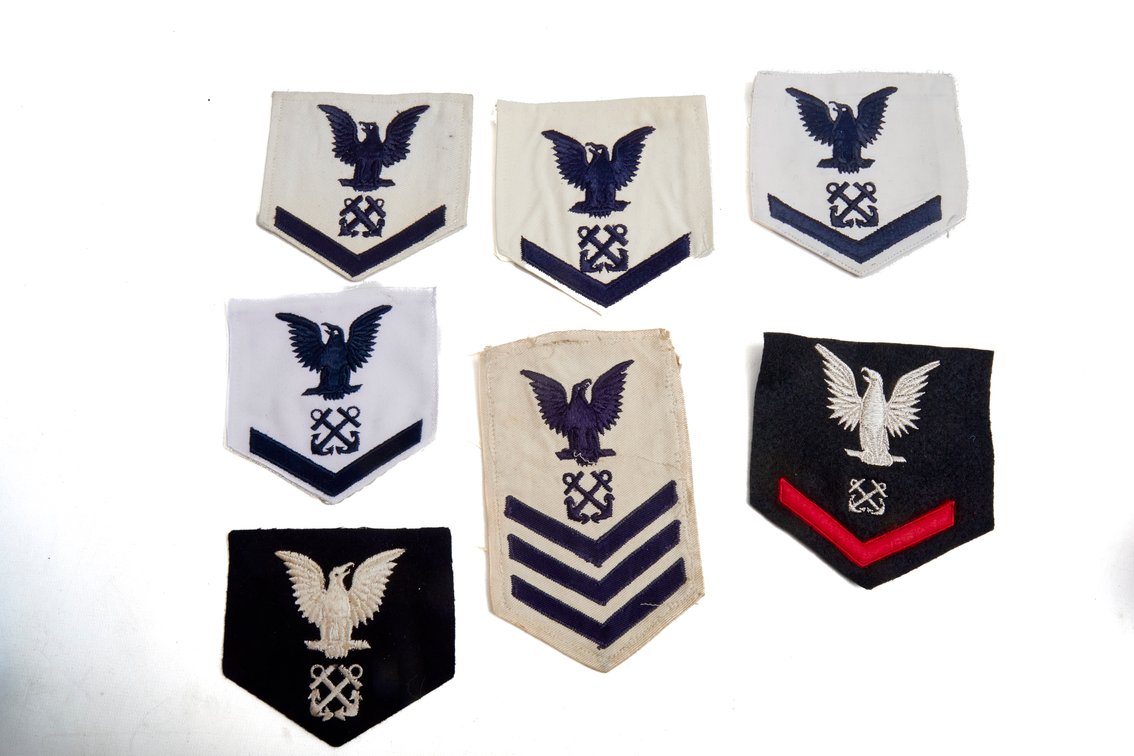 7 US Navy Petty Officer Rating Badges