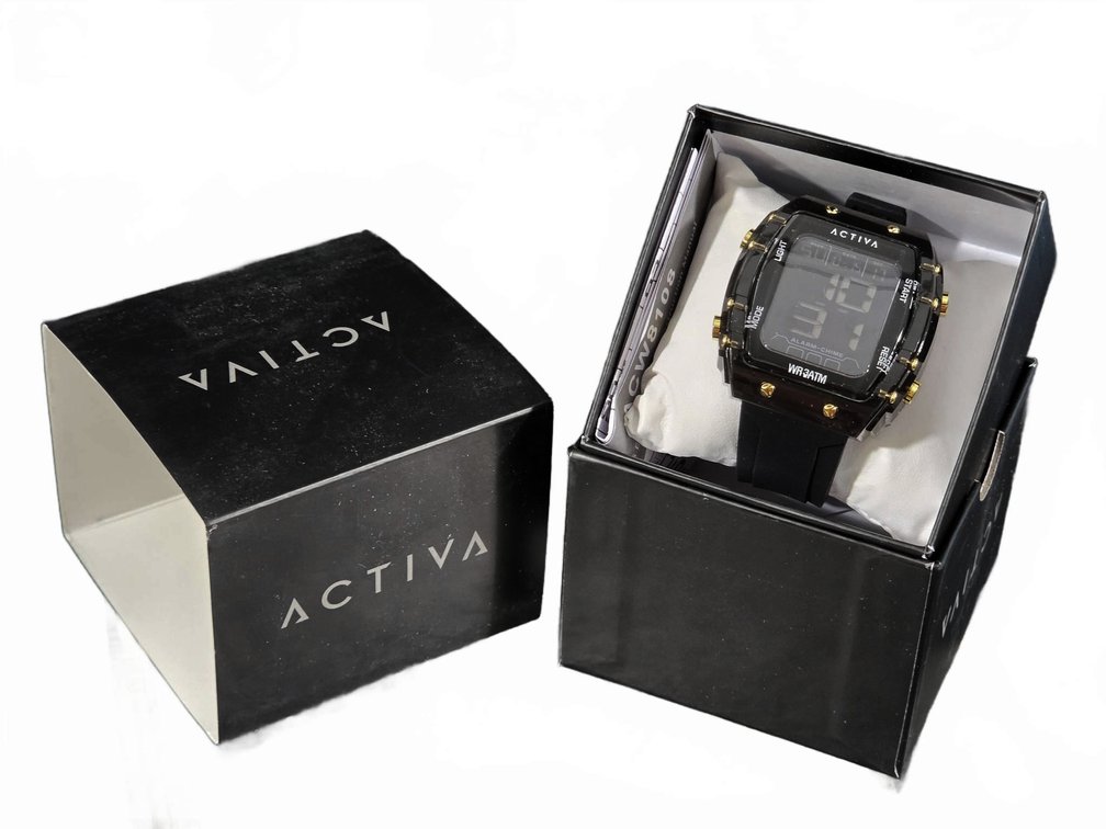 Activa ACW8108 Digital Watch WR 3ATM Boxed
