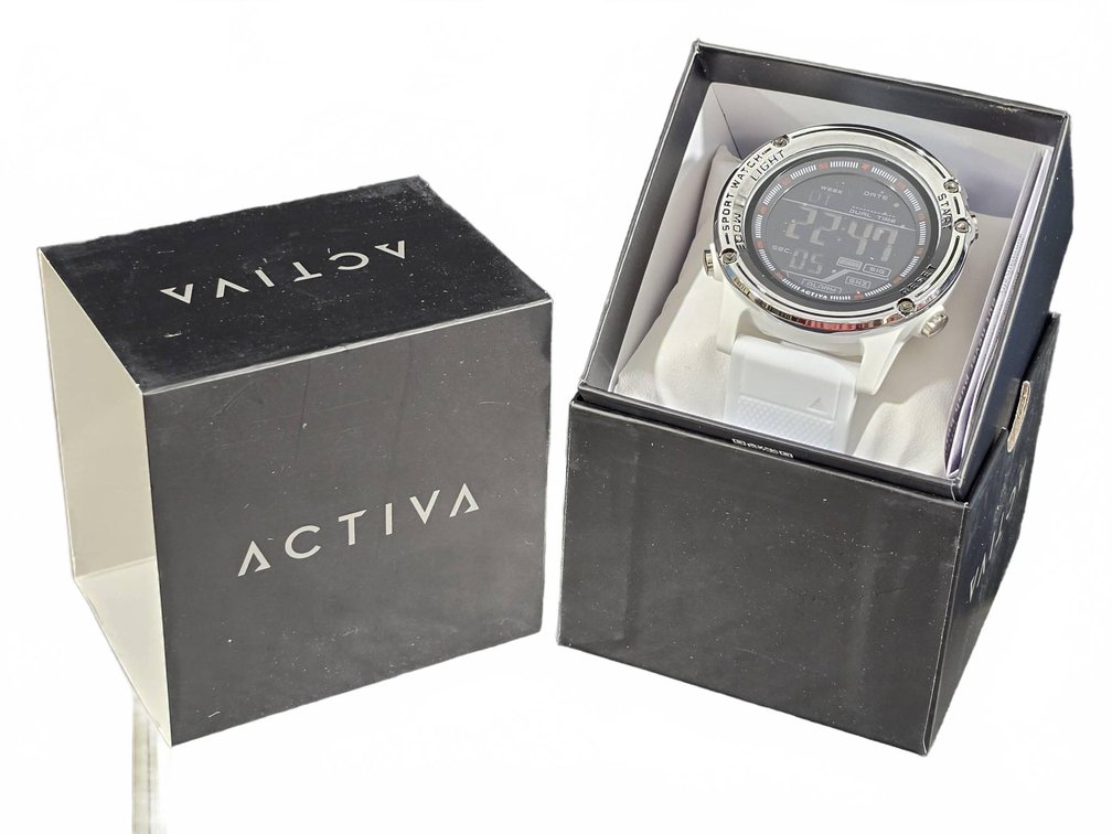 Activa ACW8126 Digital Sports Watch White