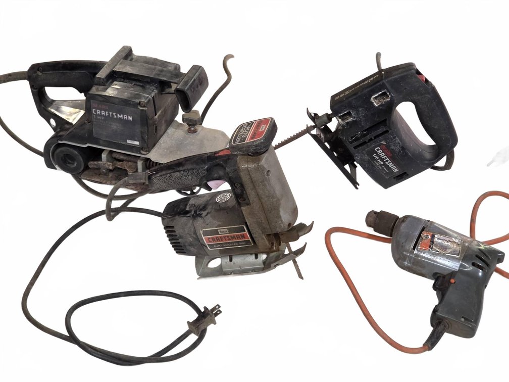 Craftsman Saws, Belt Sander & Black & Decker Drill