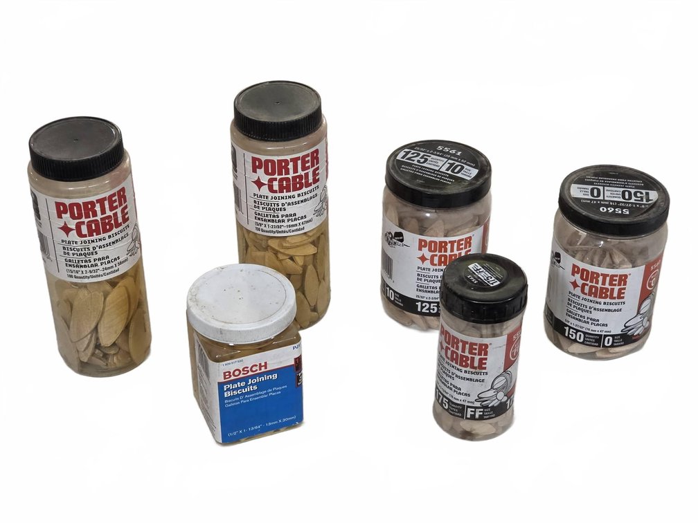Porter Cable & Bosch Plate Joining Biscuits Lot