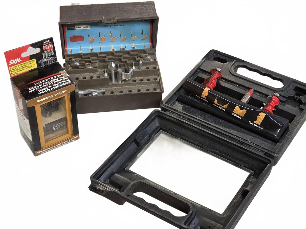 Freud Router Bit Set, Skil & Craftsman, Incomplete Sets