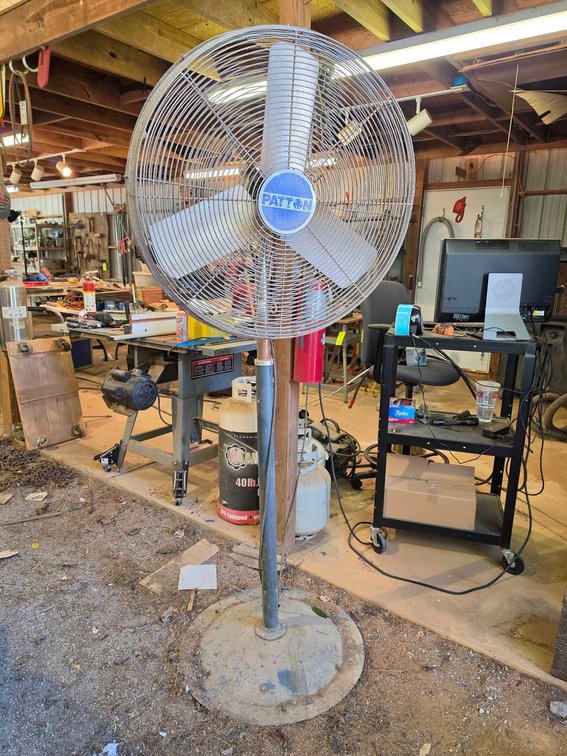 Patton P-3086 Industrial Pedestal Electric Fan 120V