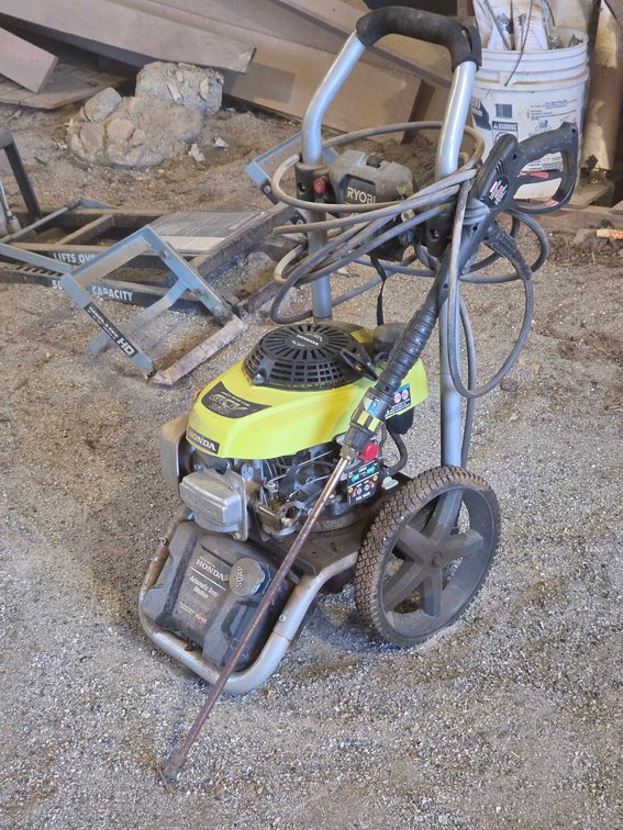 Ryobi 2800 PSI Gas Pressure Washer, Honda GCV160 Engine