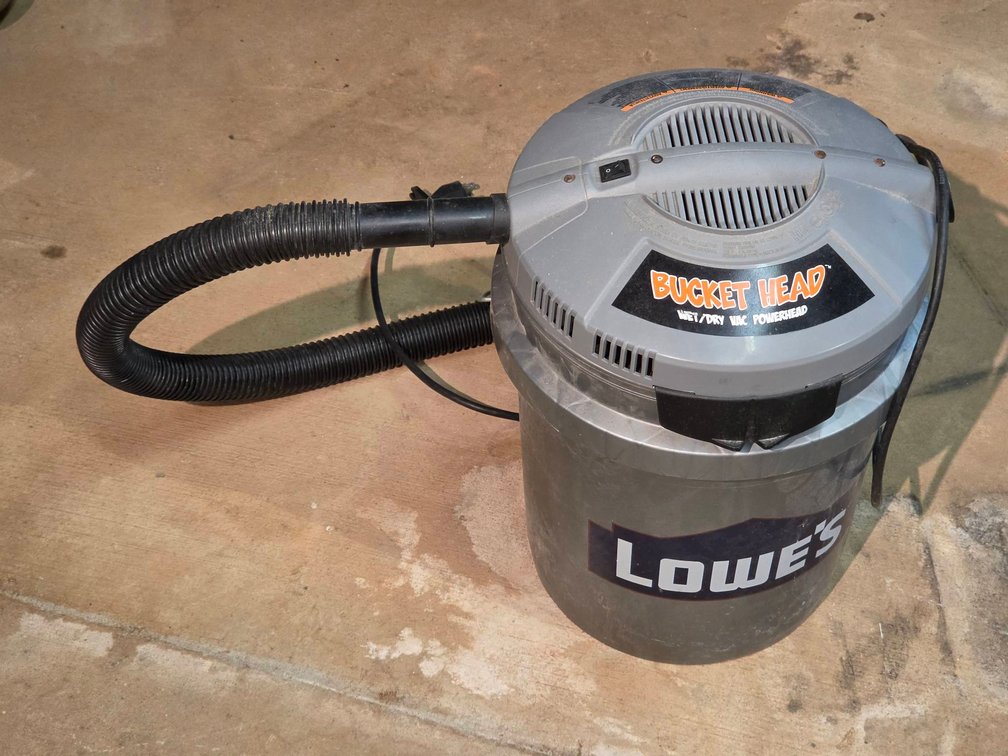 Bucket Head Wet/Dry Vac Powerhead with Lowes Bucket