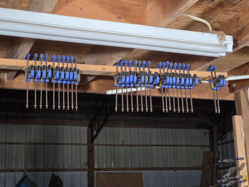 28 Blue and Black Bar Clamps