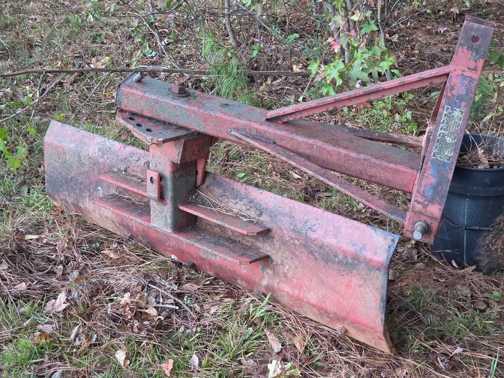 Tractor 3-Point Hitch Rear Grader Blade Attachment