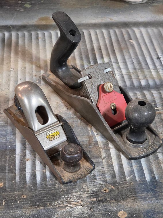 Stanley No. 110 & SB4 Bench Hand Planes, USA/England