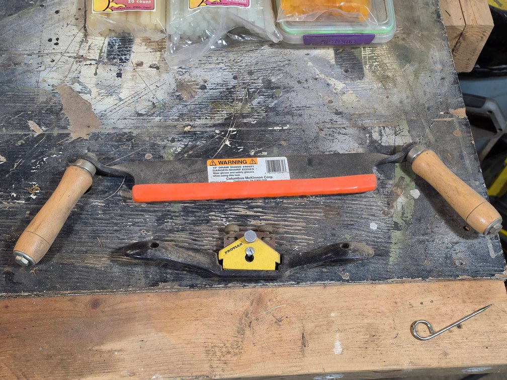 Protan Spokeshave and 10" Draw Shave Tool Set