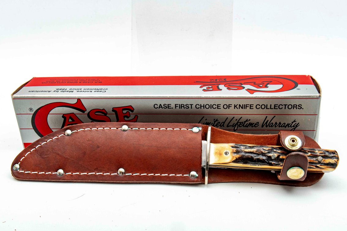 1991 Case XX Stag Fixed Blade Old Time Hunter NKCA