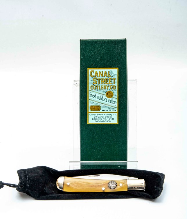 2009 Canal Street Trapper NKCA Rams Horn Knife