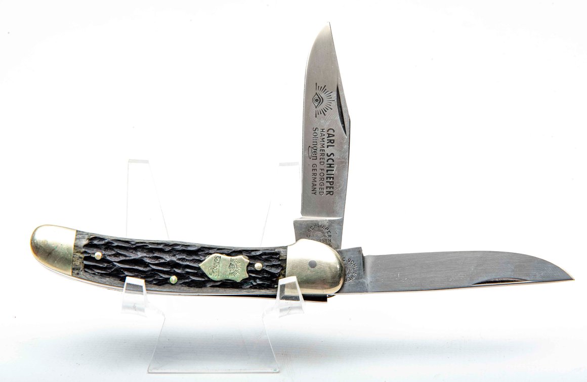 Carl Schlieper Solingen German Eye Copperhead Knife