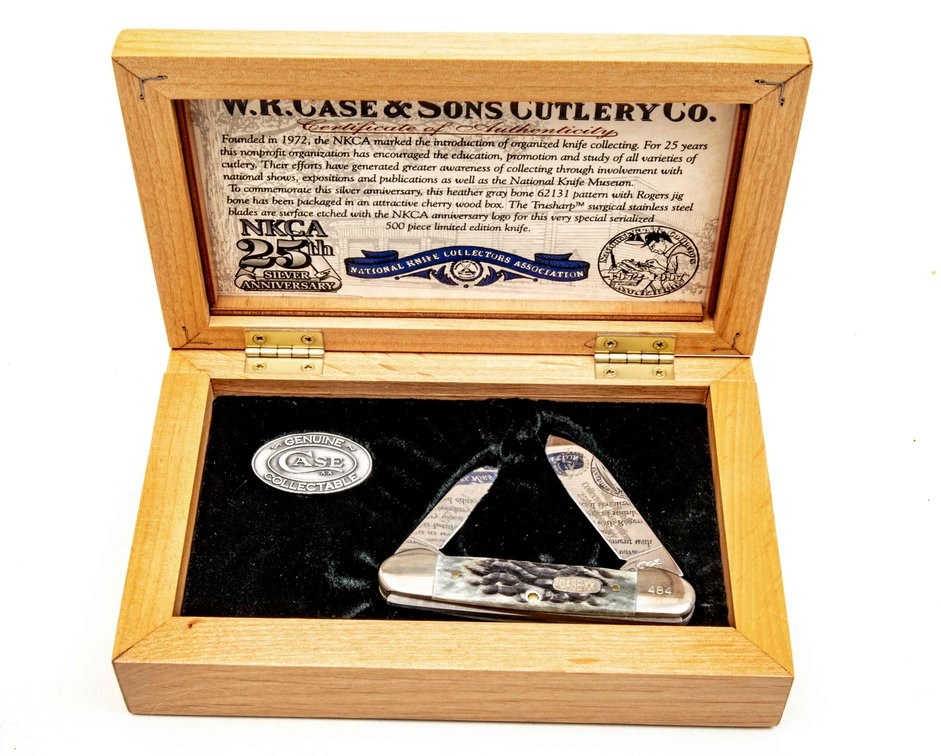 Case XX 62131 NKCA 25th Anniv Canoe Knife in Case