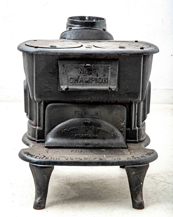 Antique Franklin No. 8 Champion Wood Stove