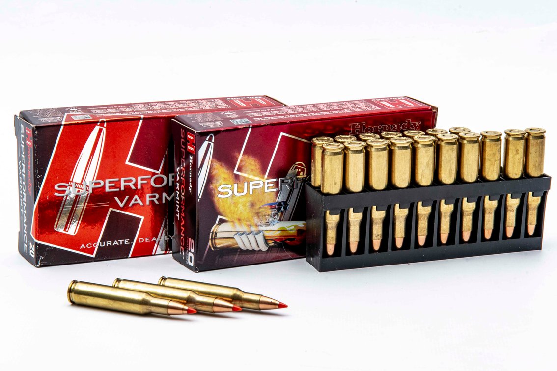 222 Rem Ammunition- 40 Rnds- Hornady