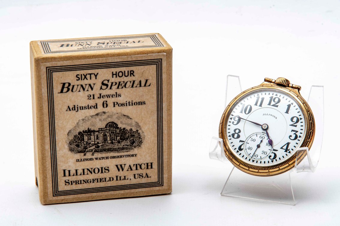Illinois Pocket Watch- 60 Hr. Bunn Special- 1928