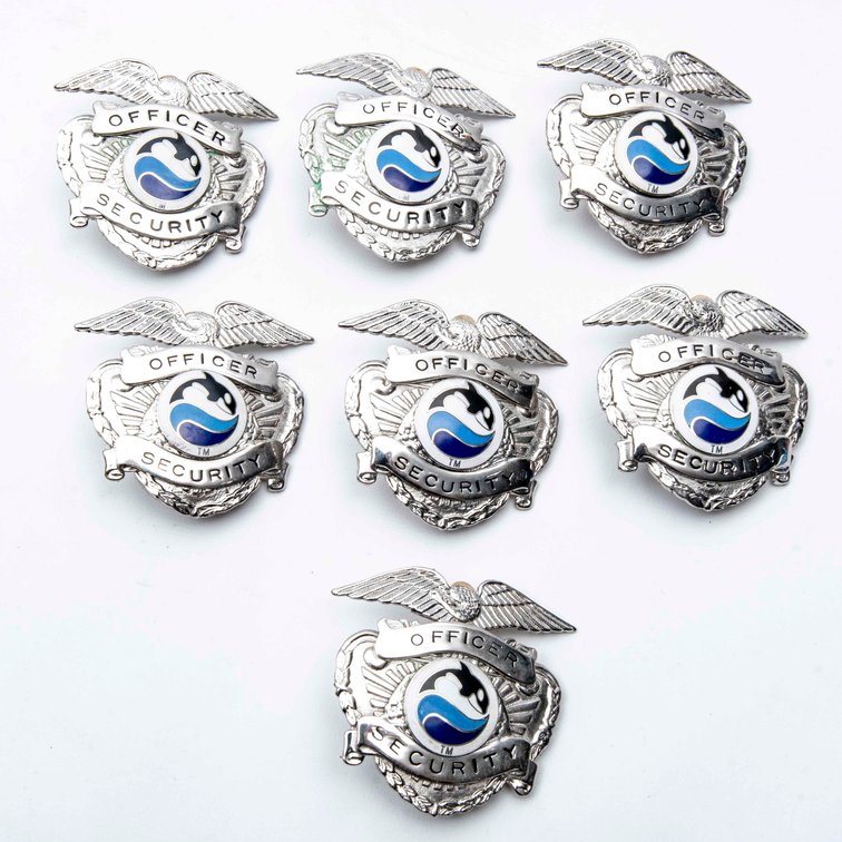 7 Seaworld Hat Badges- Security Officer