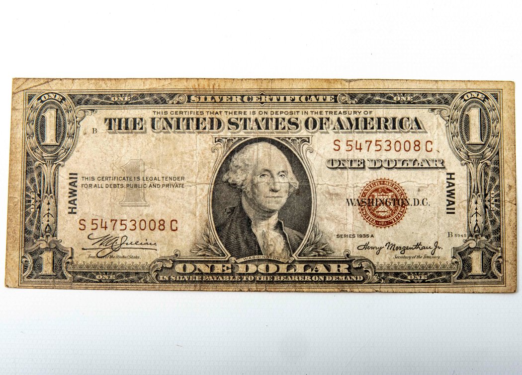 1935A Series Hawaii $1 Silver Certificate