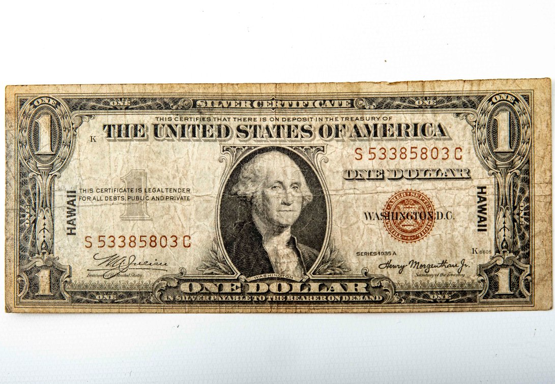 1935A Series Hawaii $1 Silver Certificate