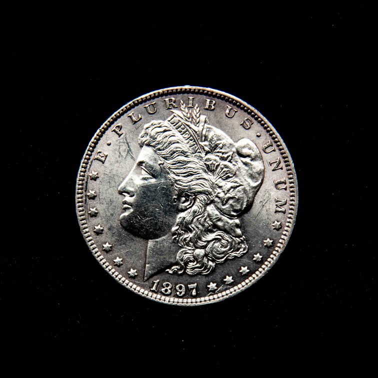 1897 Morgan Silver $1 Coin