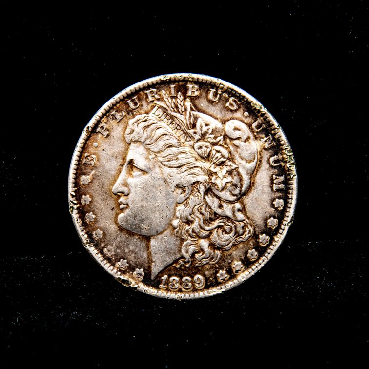 1889 VF Morgan Silver $1 Coin