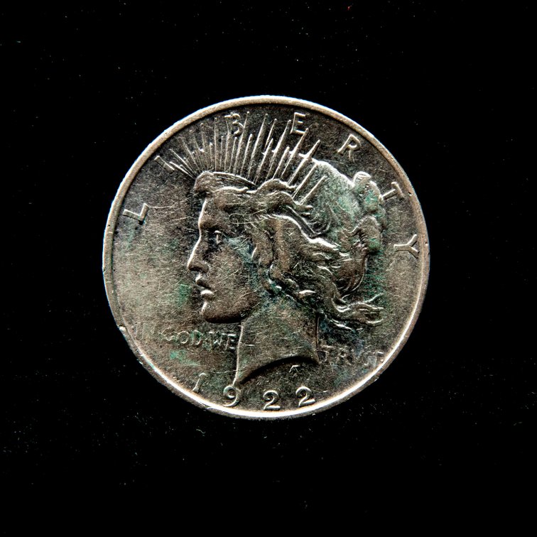 1922 D Peace Silver $1 Coins