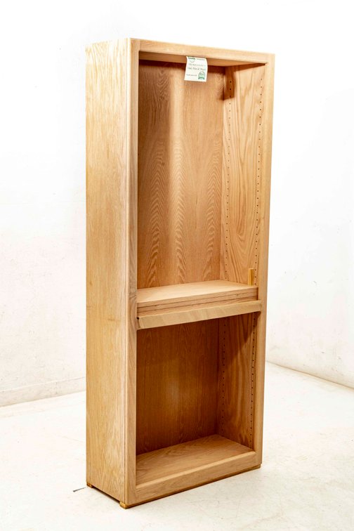 #2- Unfinished Solid Wood Shelving Unit- New
