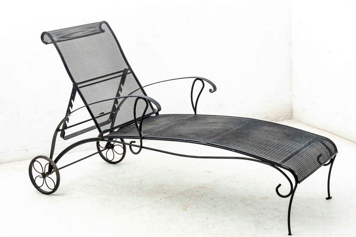 #1- Outdoor Metal Lounge Chair