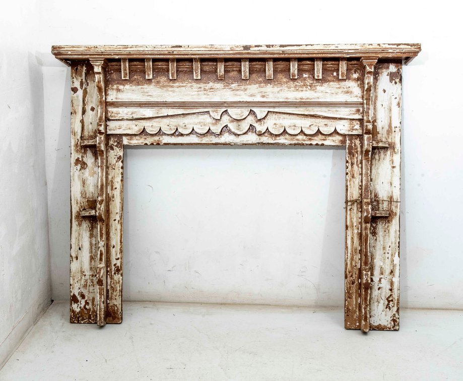 Rustic Fireplace Mantle