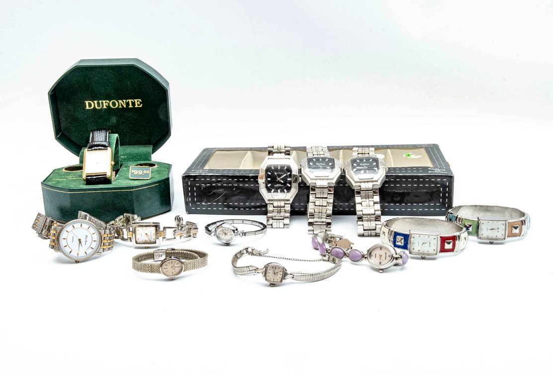 12 Watches- Hamilton, Dufonte, Waltham & more