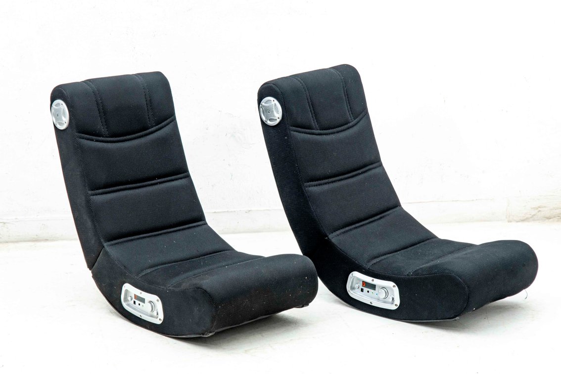 Two Matching Gaming Chairs- X-Rocker