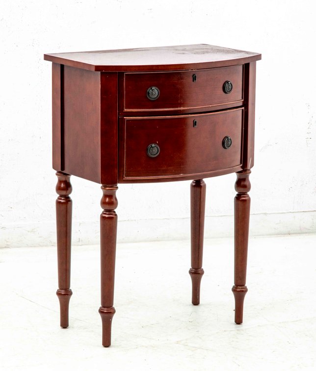Bow Front Accent Table- Bombay Company- 1997
