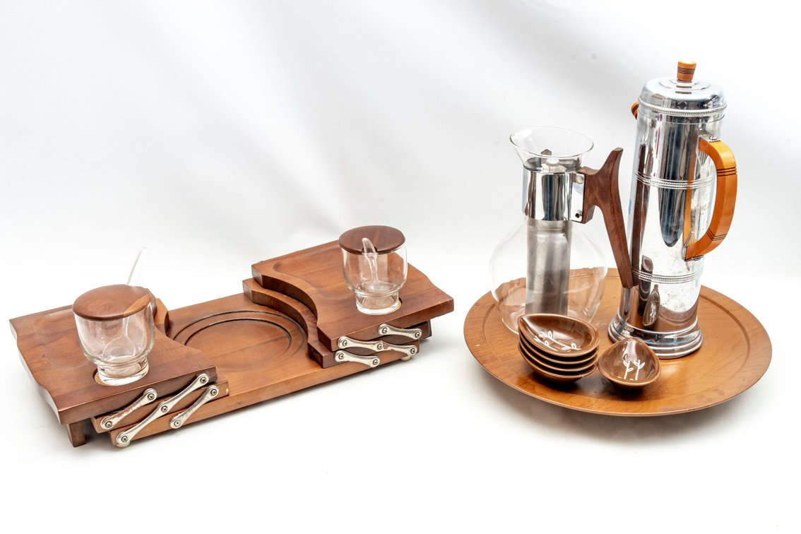 Hellerware Expandable Serving Tray & Lazy Susan +
