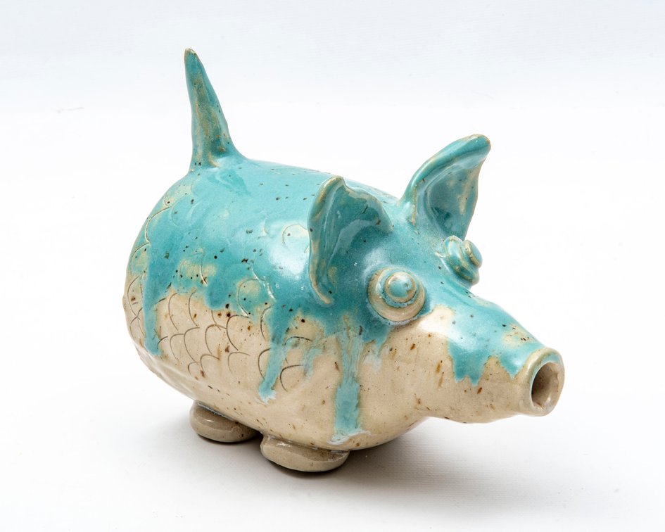 Mary Meaders & Marty Adams Pottery Armadillo