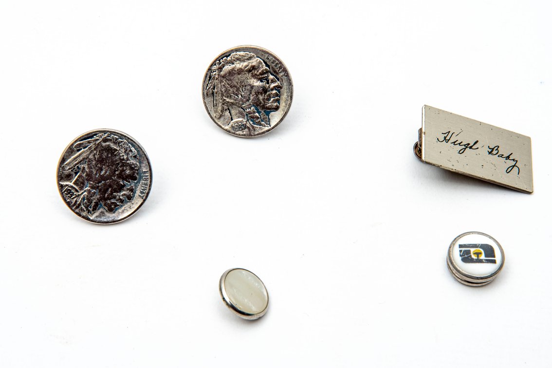 Buffalo Nickel Golf Markers & Sterling Tie Bar